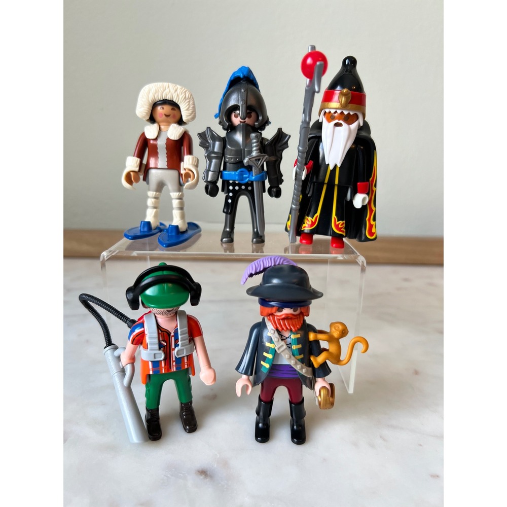 Playmobil Mystery Bag Various Series Toy Figures Retired Lot of 5